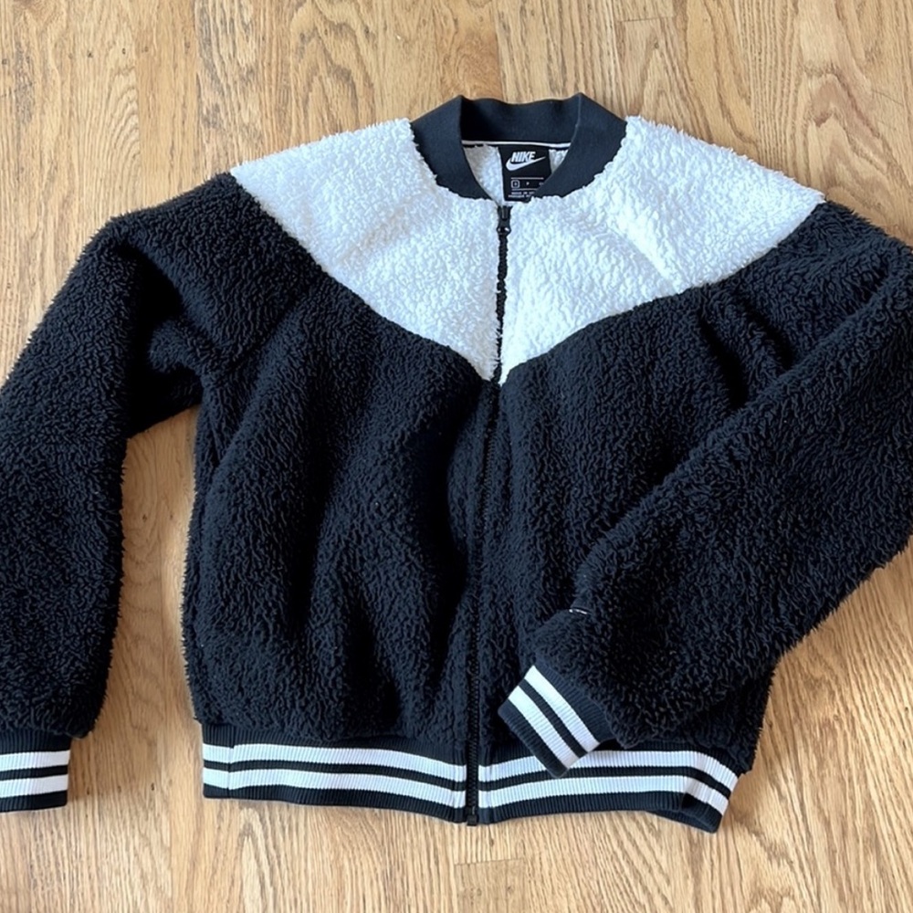 Nike Sherpa Bomber Jacket - Picture 2 of 4